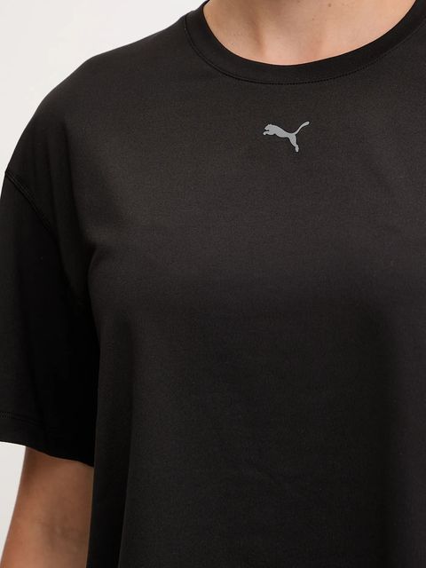 Puma t-shirt treningowy damski kolor czarny 527457