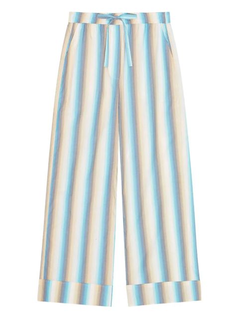 GANNI striped trousers - Neutrals - zdjęcie produktu nr 1