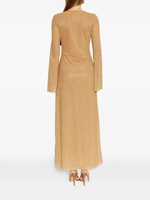 Oséree ring-detail maxi dress - Gold