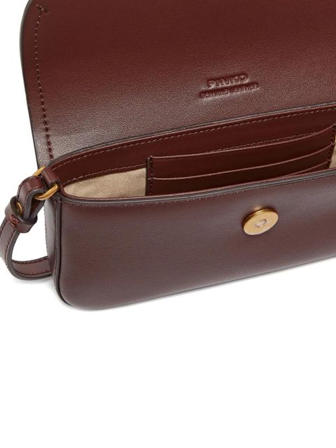 PINKO logo cross body bag - Brown