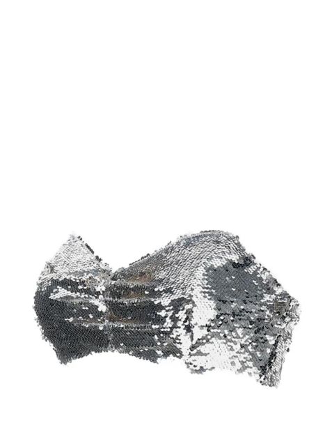 Simone Rocha sequin bandeau top - Silver