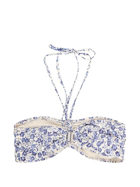 ISABEL MARANT floral knot bikini top - Blue - zdjęcie produktu nr 2
