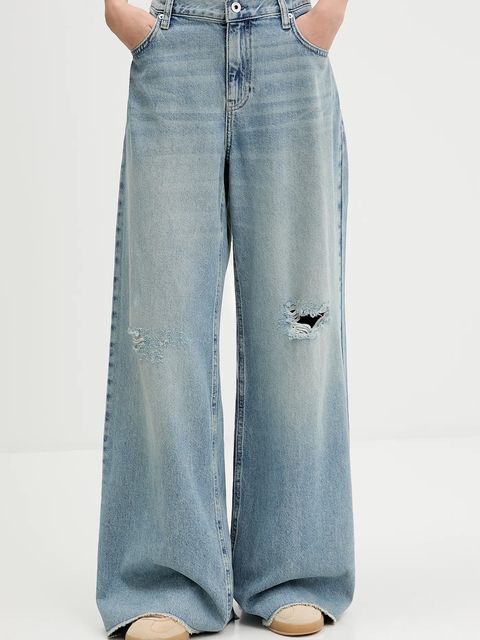 Karl Lagerfeld Jeans jeansy damskie kolor niebieski A4W10052 - zdjęcie produktu nr 1