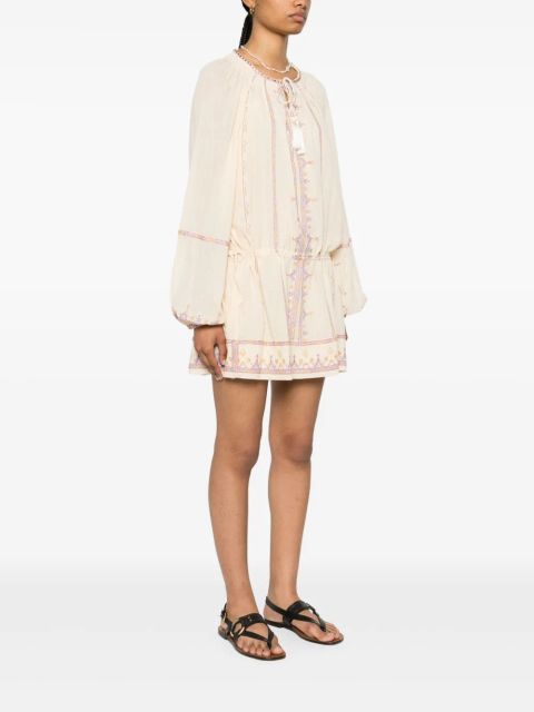 MARANT ÉTOILE Parsley organic cotton mini dress - Neutrals