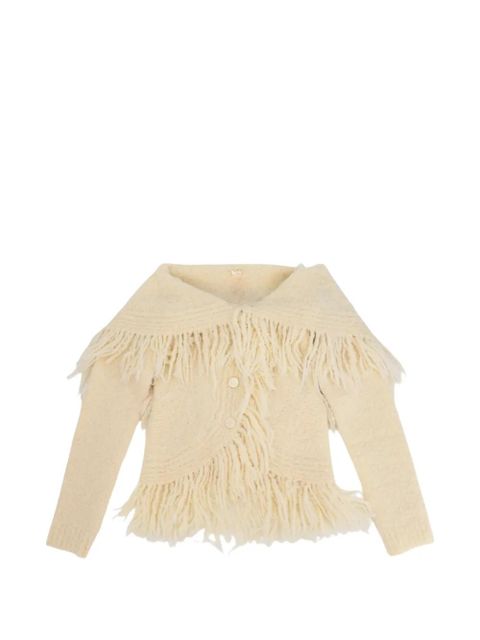 Cult Gaia fringed cardigan - Neutrals - zdjęcie produktu nr 1