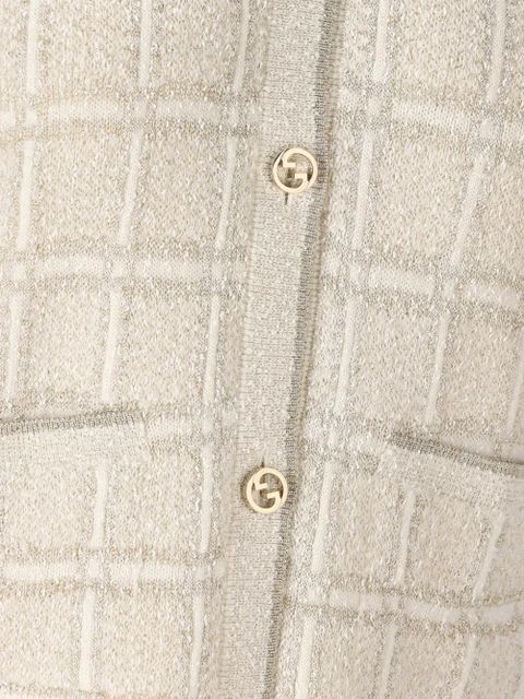 Gucci GG-jacquard cardigan - Neutrals - zdjęcie produktu nr 2