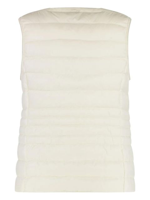 Moncler logo-patch padded gilet - White - zdjęcie produktu nr 2