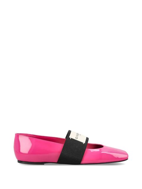Givenchy Sliced strap-detail ballet flats - Pink - zdjęcie produktu nr 1