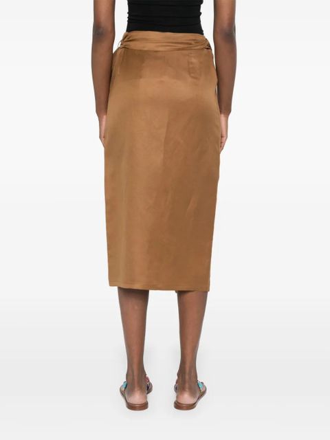Max Mara Tequila midi skirt - Brown