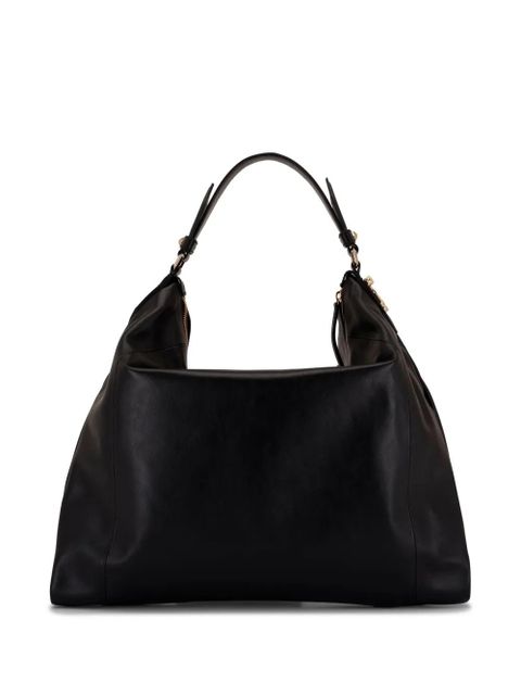 Jimmy Choo Ana hobo leather shoulder bag - Black - zdjęcie produktu nr 1