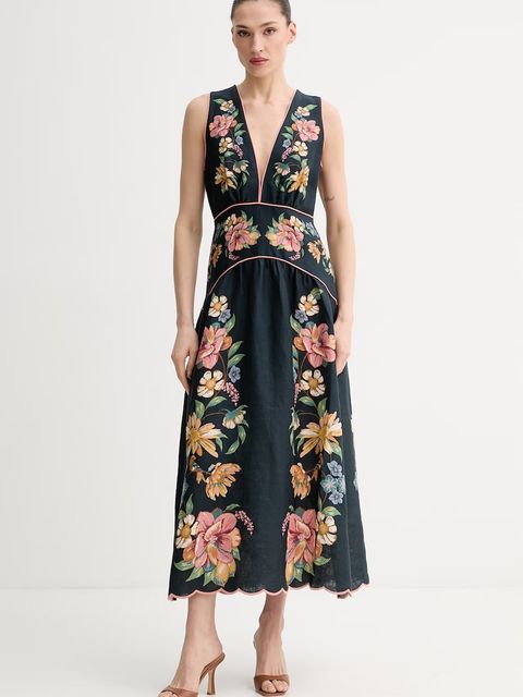 Farm Rio sukienka letnia lniana - zdjęcie produktu nr 1