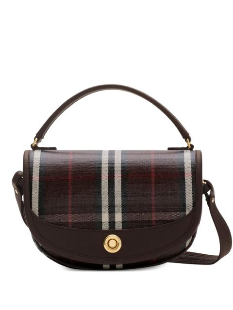 Burberry Highlands leather cross body bag - Brown - zdjęcie produktu nr 1