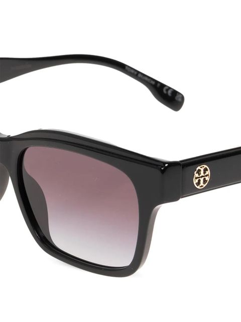 Tory Burch rectangle-frame sunglasses - Black - zdjęcie produktu nr 2