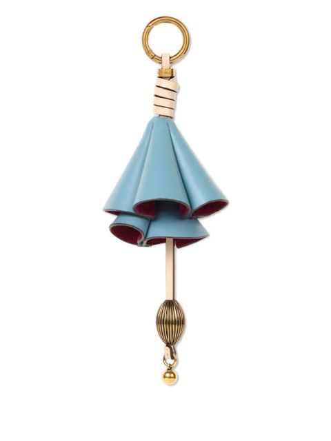 ETRO flower leather keyring - Blue - zdjęcie produktu nr 1