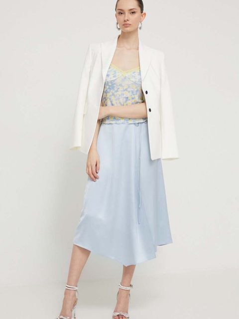 HUGO top damski kolor niebieski 50515934