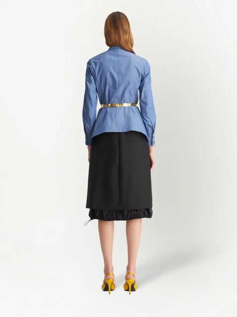 Tory Burch English-mohair skirt - Black