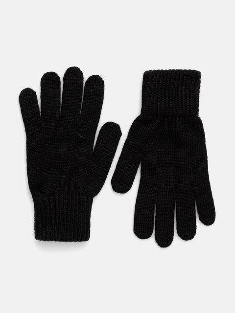 EA7 Emporio Armani rękawiczki z dodatkiem wełny kolor czarny AF18469.7X000310 - zdjęcie produktu nr 1