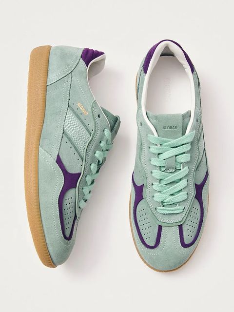 Alohas sneakersy zamszowe Tb.490 kolor turkusowy S100471-07