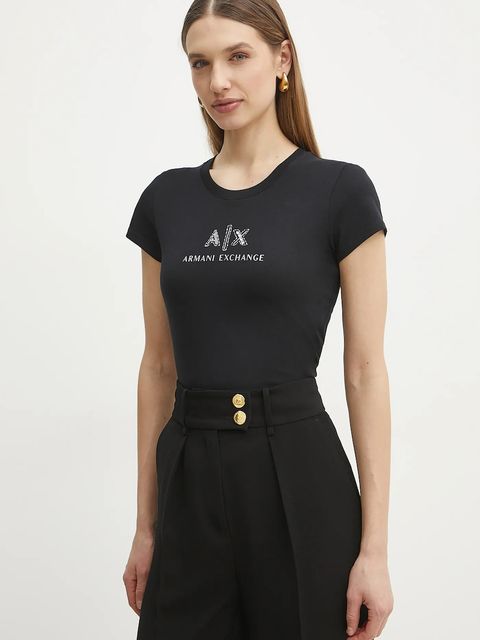 Armani Exchange t-shirt bawełniany - zdjęcie produktu nr 2