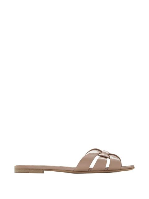 Saint Laurent straps flat sandals - Neutrals - zdjęcie produktu nr 1