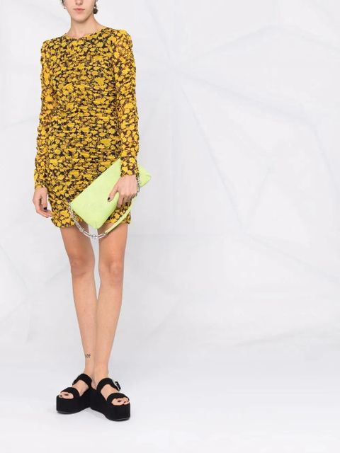 BY FAR Holly perforated-logo shoulder bag - Green - zdjęcie produktu nr 2