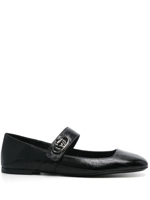 Valentino Garavani VLogo Locker ballet flats - Black