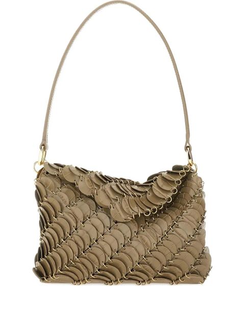 Rabanne Paco leather shoulder bag - Brown - zdjęcie produktu nr 1
