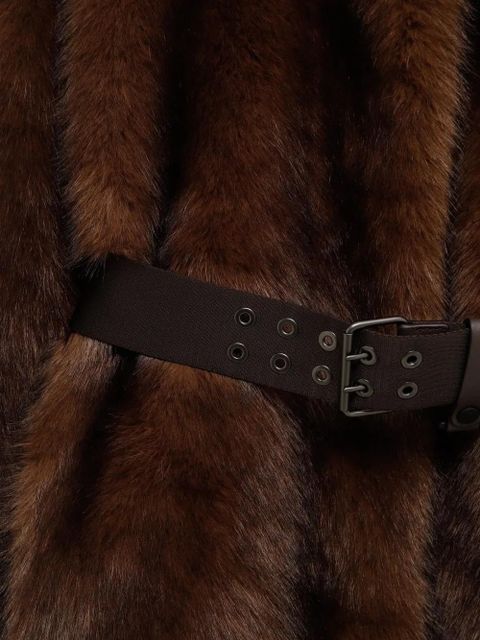 Moncler Grenoble belted coat - Brown - zdjęcie produktu nr 2