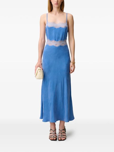 Claudie Pierlot lace midi dress - Blue - zdjęcie produktu nr 2