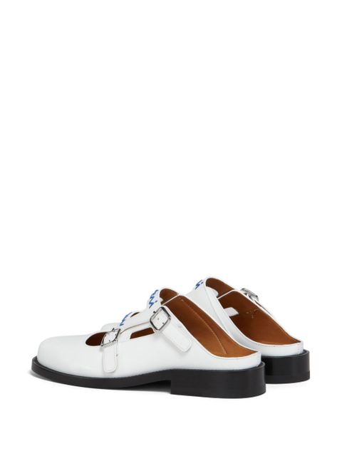 Marni buckled mules - White - zdjęcie produktu nr 2