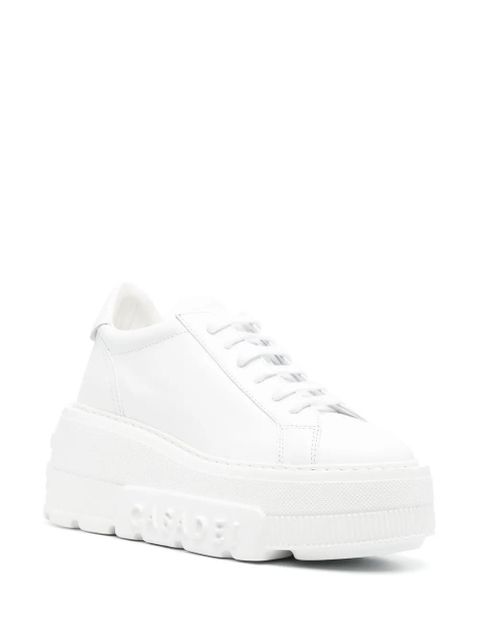 Casadei chunky sole leather sneakers - White - zdjęcie produktu nr 2