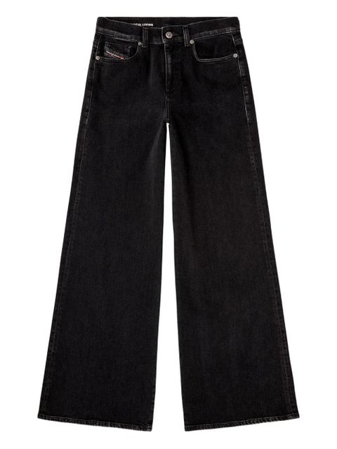 Diesel 1978 D-Akemi 09n89 cotton-blend jeans - Black - zdjęcie produktu nr 1