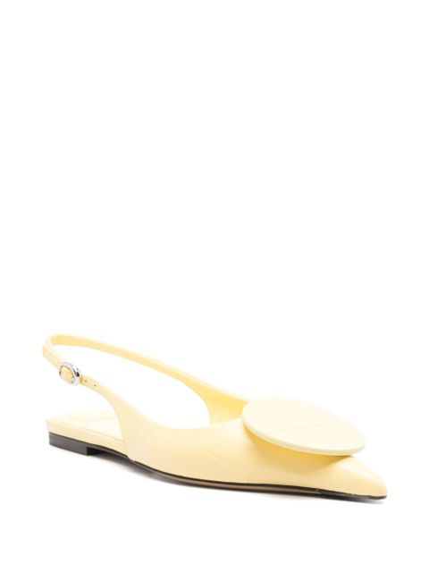 Jacquemus Duelo slingback pumps - Yellow - zdjęcie produktu nr 2