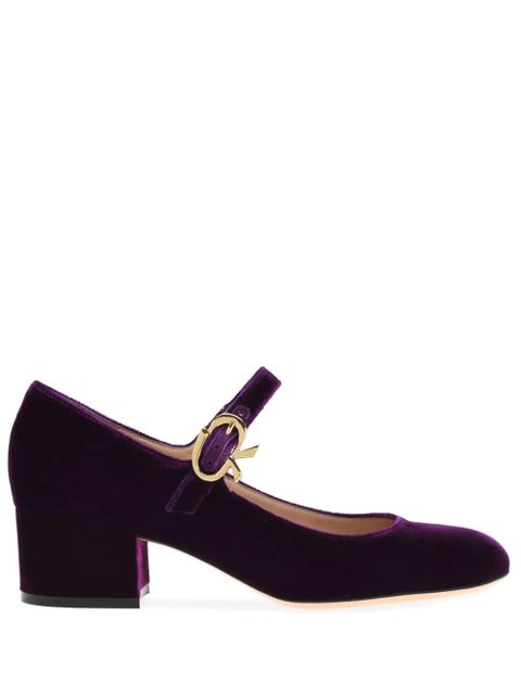 Gianvito Rossi block heel pumps - Purple - zdjęcie produktu nr 1