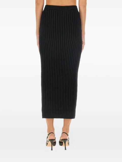 Max Mara ribbed skirt - Black