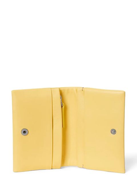 Polo Ralph Lauren portfel skórzany damski kolor żółty 427971201