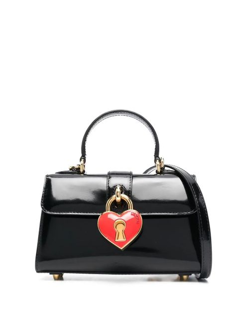 Moschino heart-lock crossbody bag - Black - zdjęcie produktu nr 1