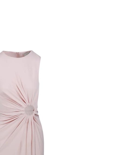 Sportmax ring-detail draped maxi dress - Pink