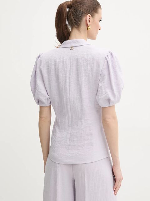 Twinset marynarka z domieszką lnu