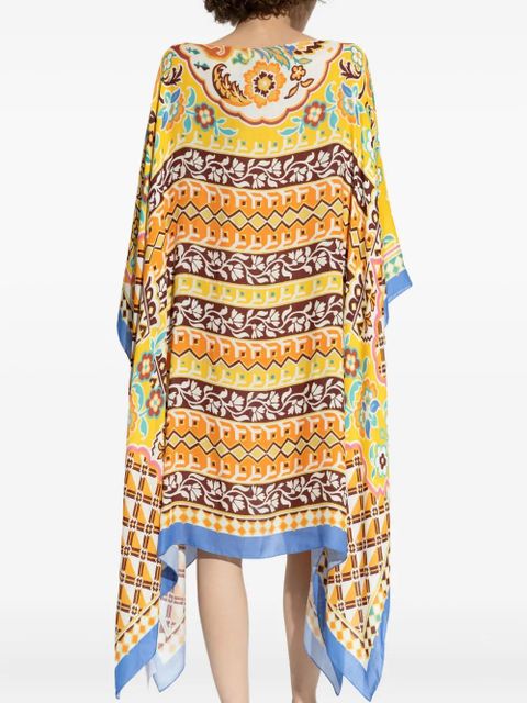 ETRO floral-print beach dress - Yellow