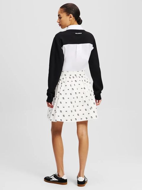 Karl Lagerfeld spódnica bawełniana - zdjęcie produktu nr 1