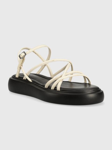 Vagabond Shoemakers sandały skórzane Blenda damskie kolor beżowy 5519.801.02 - zdjęcie produktu nr 2