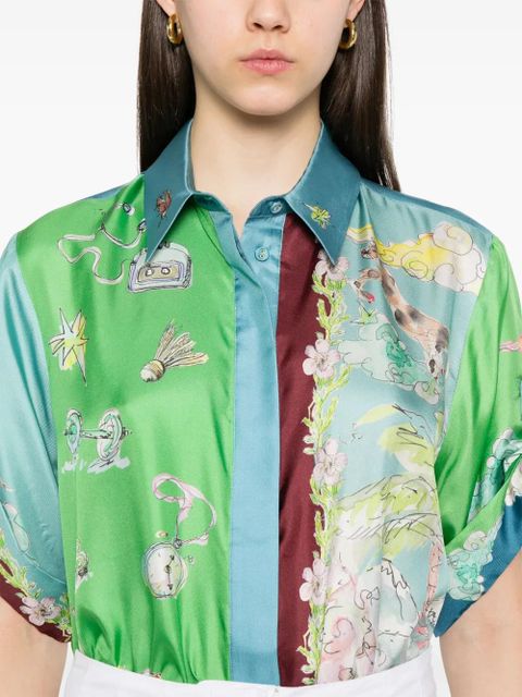 ALEMAIS Daria shirt - Green
