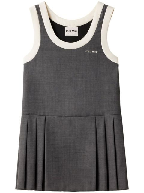 Miu Miu grisaille mini dress - Grey - zdjęcie produktu nr 1