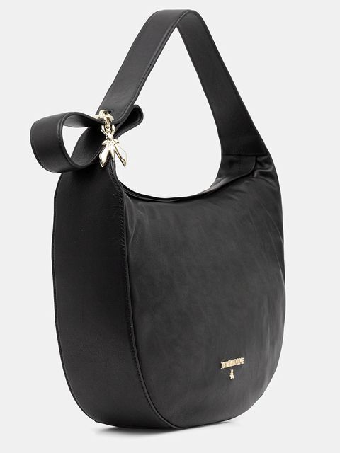 Patrizia Pepe torebka skórzana kolor czarny 8B0278 L164