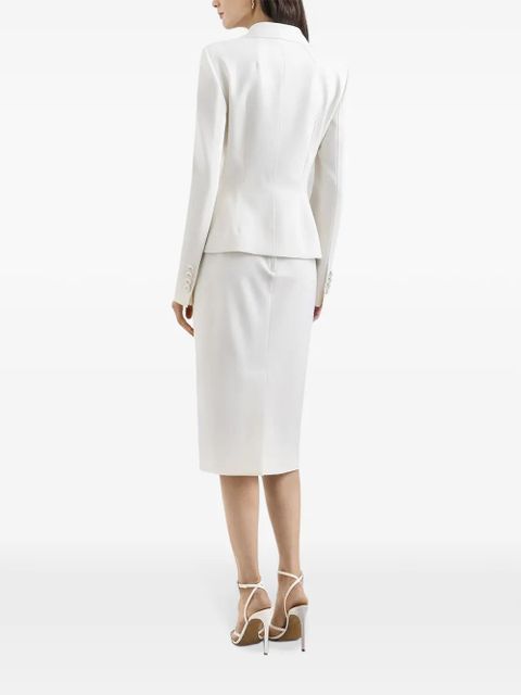 Dolce & Gabbana midi pencil skirt - White