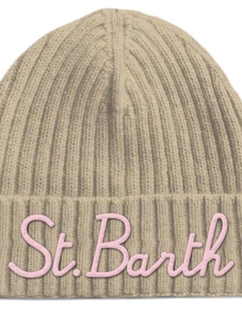 MC2 Saint Barth Engen logo-embroidered beanie - Neutrals