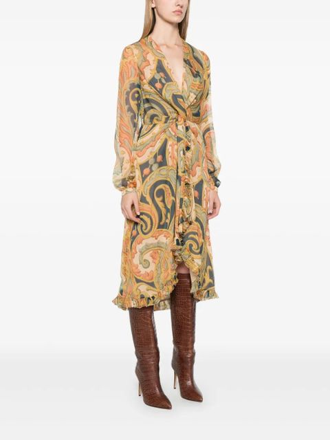 ETRO paisley-print midi dress - Neutrals - zdjęcie produktu nr 2