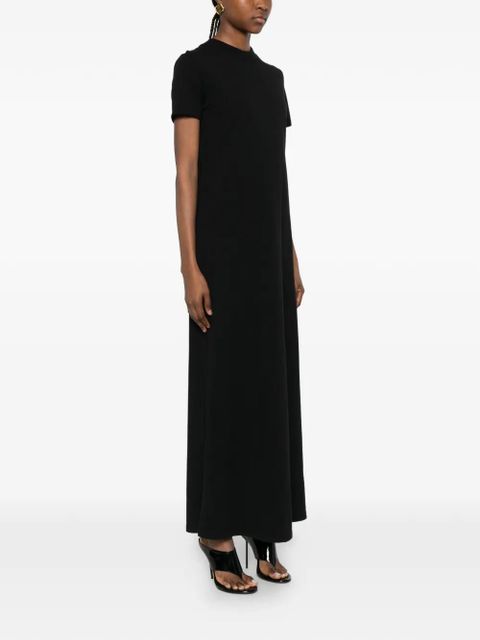 The Frankie Shop shor-sleeves midi dress - Black