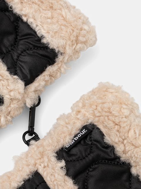 Barbour rękawiczki damskie kolor czarny LGL0146 - zdjęcie produktu nr 2